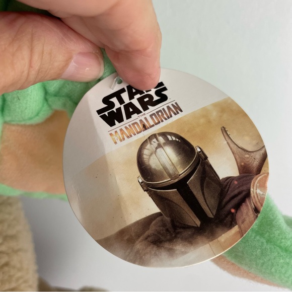 Star Wars Mandalorian Disney NWT Baby Yoda Stuffy Plush - Picture 5 of 6